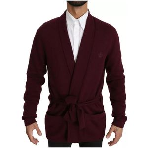 Dolce & Gabbana, Heren, Truien, Bruin, Maat: M Kasjmier,