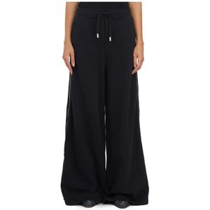 Dsquared2 Wijde Pijp Ritsbroek , Black , Dames , Maat: XS