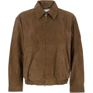 Dunst, Heren, Jassen, Bruin, Maat: M Suède,