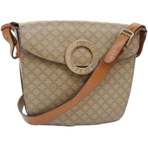 Celine Vintage, Dames, Pre-owned, Beige, Maat: ONE Size