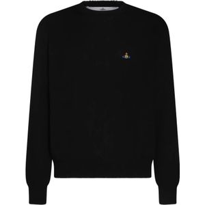 Vivienne Westwood, Heren, Sweatshirts & Hoodies, Zwart, Maat: M Katoen,