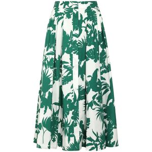 Max Mara Studio, Dames, Rokken, Groen, Maat: M Katoen,