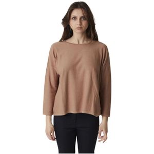 Kangra, Dames, Tops, Bruin, Maat: XS