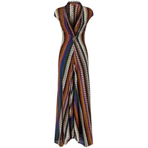 Missoni, Dames, Jurken, Veelkleurig, Maat: XS Viscose,