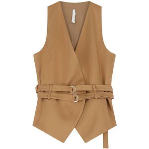 Imperial, Dames, Jassen, Beige, Maat: XS Poliester,