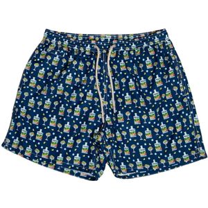 MC2 Saint Barth, Heren, Badkleding, Blauw, Maat: 2XL