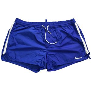 Dsquared2, Heren, Badkleding, Blauw, Maat: XL Polyamide,