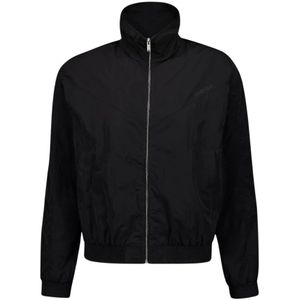 Saint Laurent, Heren, Jassen, Zwart, Maat: M Nylon,
