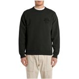 Replay - Sweatshirt - Zwart - Katoen