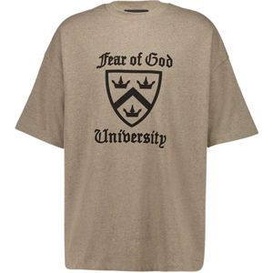 Fear Of God, Heren, Tops, Grijs, Maat: S Katoen,