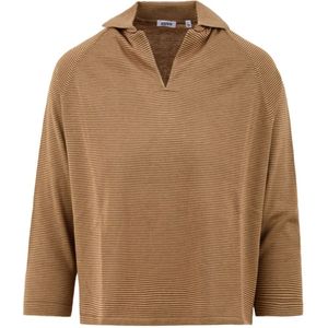 Aspesi, Dames, Tops, Beige, Maat: XS Katoen,