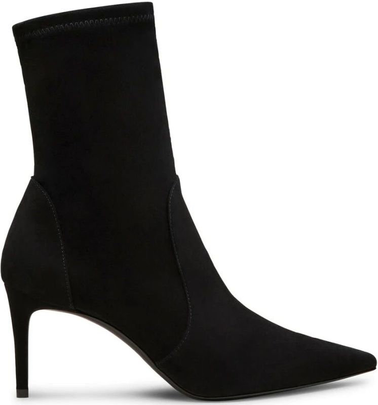 Stuart Weitzman - Power Bootie 75 - Enkellaarsjes - Zwart