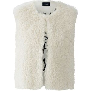 Oui, Dames, Jassen, Wit, Maat: XL Poliester,