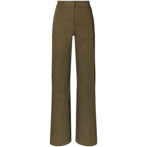 Tory Burch, Dames, Broeken, Groen, Maat: XS