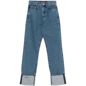 Karl Lagerfeld, Dames, Jeans, Blauw, Maat: W26 Denim,