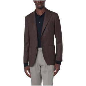 Santaniello, Heren, Jassen, Bruin, Maat: M Wol,