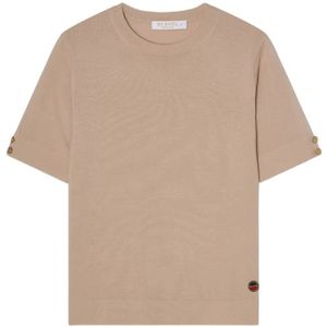 Busnel, Dames, Truien, Beige, Maat: XS Wol,