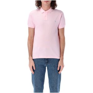 Polo Ralph Lauren, Heren, Tops, Roze, Maat: M Katoen,