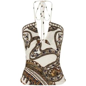 Camilla, Dames, Tops, Veelkleurig, Maat: XS Jersey,