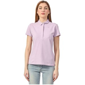 K-Way, Dames, Tops, Paars, Maat: L Katoen,