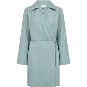 Soaked in Luxury, Dames, Jurken, Blauw, Maat: S Viscose,