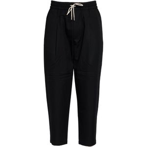 Drole de Monsieur, Heren, Broeken, Zwart, Maat: S Wol,