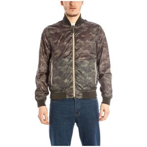 Armani Jeans, Heren, Jassen, Groen, Maat: XL Denim,