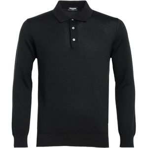 Franzese Collection, Heren, Tops, Zwart, Maat: L Wol,