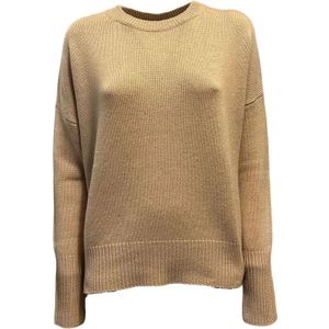 Lisa Yang, Dames, Truien, Beige, Maat: XS Kasjmier,