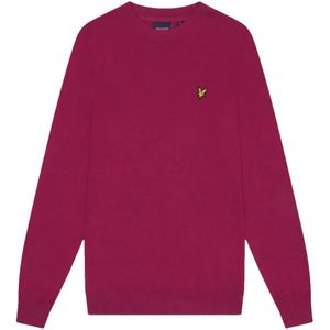 Lyle & Scott, Heren, Truien, Rood, Maat: XL Katoen,