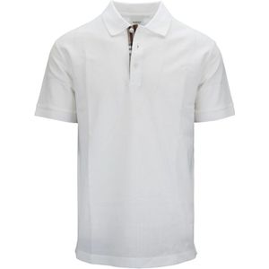 Burberry, Heren, Tops, Wit, Maat: M Katoen,