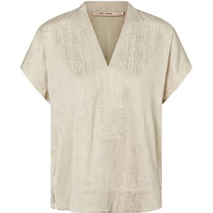 RUE de Femme, Dames, Blouses & Shirts, Beige, Maat: XS