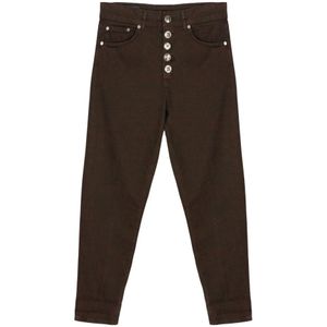 Dondup, Dames, Jeans, Bruin, Maat: W25 Katoen,