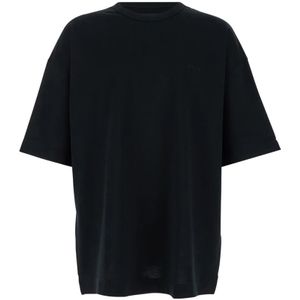 Juun.J, Heren, Tops, Zwart, Maat: S Katoen,