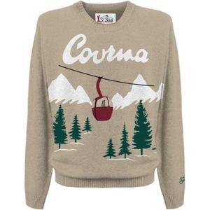 MC2 Saint Barth, Heren, Truien, Beige, Maat: S