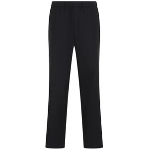 Giorgio Armani, Heren, Broeken, Blauw, Maat: XL Wol,