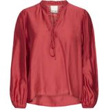 ICHI - KARLANI - Blouse - Regular Fit - Ruches - V-hals