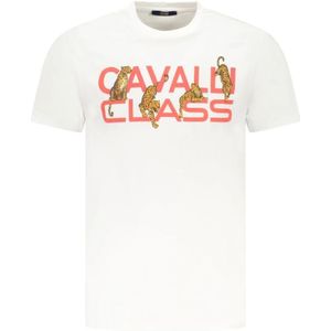 Cavalli Class, Heren, Tops, Wit, Maat: M