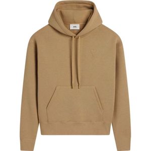 Ami Paris, Heren, Sweatshirts & Hoodies, Bruin, Maat: S