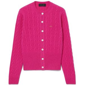 Lacoste, Dames, Truien, Roze, Maat: S