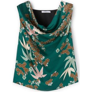 Motivi, Dames, Tops, Groen, Maat: 2XS Satijn,