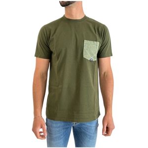 Roy Roger's, Heren, Tops, Groen, Maat: S Katoen,