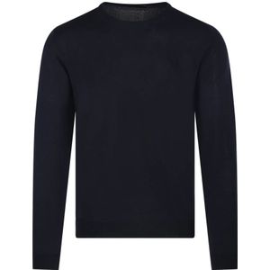 Roberto Collina, Heren, Truien, Blauw, Maat: S Wol,