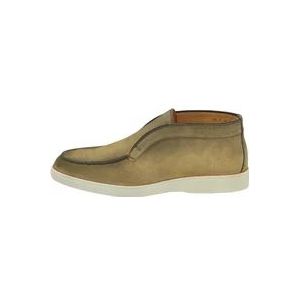 Santoni Heren Desert Boot van Suède - Bruin , Brown , Heren , Maat: 42 EU