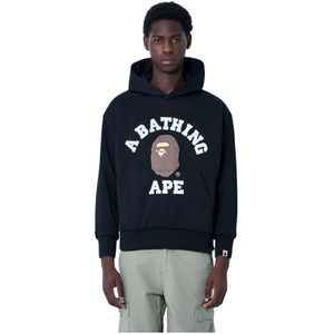 A Bathing Ape, Heren, Sweatshirts & Hoodies, Zwart, Maat: L Katoen,