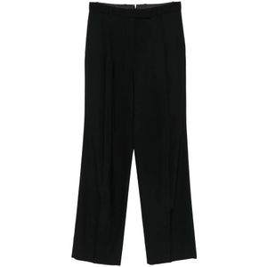 Tom Ford, Dames, Broeken, Zwart, Maat: S