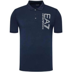 Emporio Armani Ea7, Heren, Tops, Blauw, Maat: S