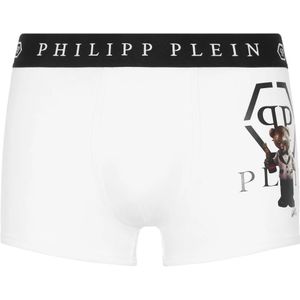 Philipp Plein, Heren, Ondergoed, Wit, Maat: XL Katoen,