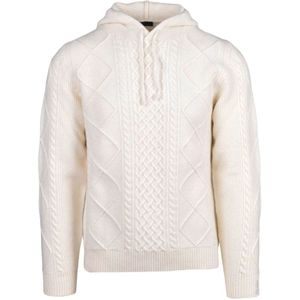 Paul & Shark, Heren, Sweatshirts & Hoodies, Wit, Maat: M Wol,