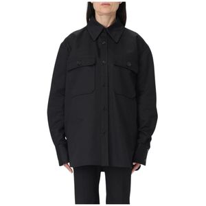 Saint Laurent - Zwart Katoenen Overhemd - Dames